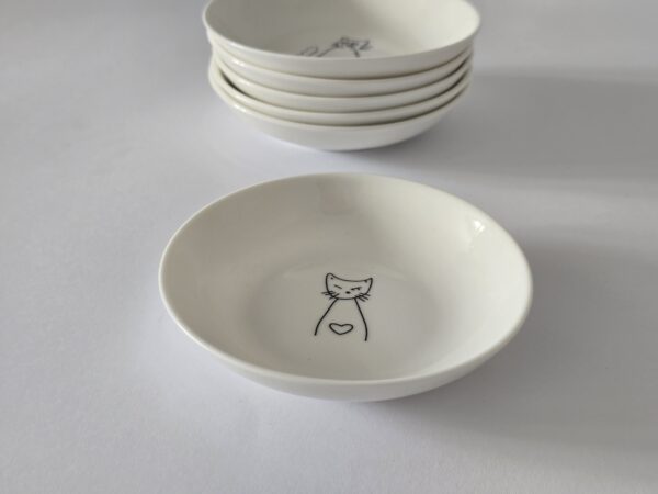 Ceramiczny talerzyk dla kota