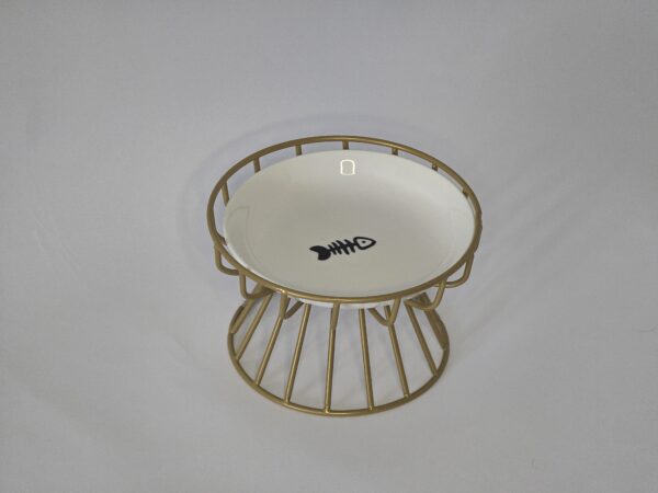 Miska na stojaku metalowym