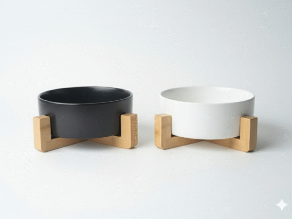 Ceramiczna miska na stojaku